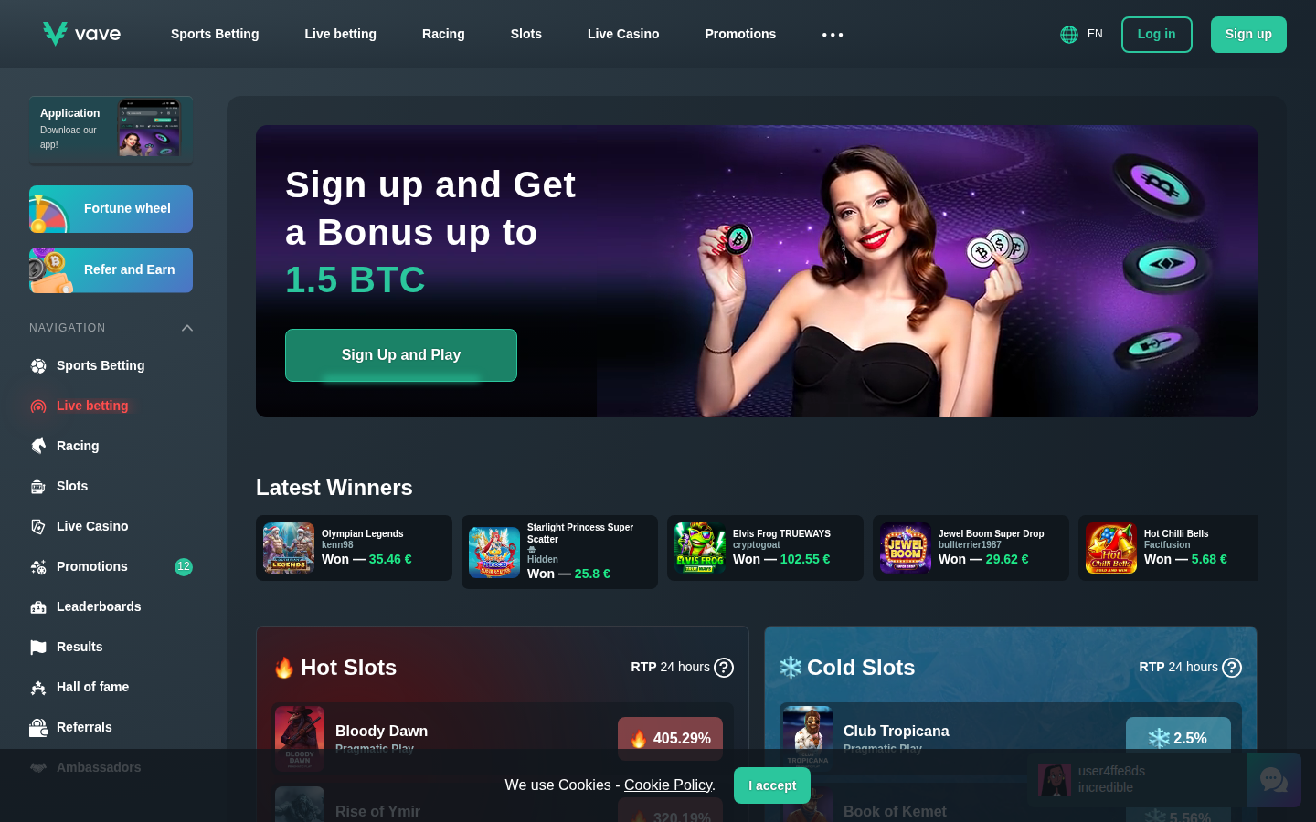 Flush Casino Screenshot